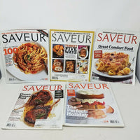 Saveur Magazine 2010 Lot of 5 Editions Issues 126 128 129 133 134 Cooking Food