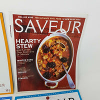 Saveur Magazine 2005 Lot of 4 81 83 85 89 Editions Issues Cooking Food