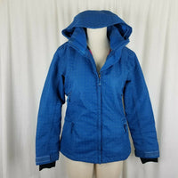 PowderRoom Micro-lite Hooded Polka Dot Anorak Jacket Parka Womens S 10,000 mm