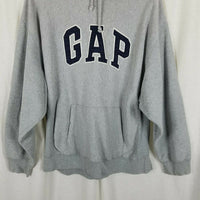 Vintage 90’s GAP Spell Out Hoodie Kanye Yeezy Pullover Sweatshirt Mens L Korea