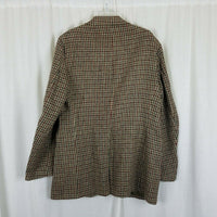 Vintage HARRIS Bartleigh Tweed Blazer Brown Check Wool Sport Coat Jacket Mens 42