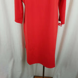 Liz Claiborne New York Stretch Scoop Neck 3/4 Sleeve ALine Sack Dress Womens XL