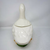 Vintage Metlox Sir Francis Drake Cookie Jar Duck Ceramic USA Country Kitsch