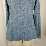 Threads 4 Thought Jersey Knit Sweatshirt Top Mottled Heathered Blue Womens S NWT