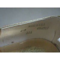 Special Occasions By Saugus Shoes Gold High Heels Pumps Womens Size 6.5 US 266