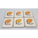 Pimpernel Floral Alphabet Coasters Letter C Chrysanthemum Box England Set of 6