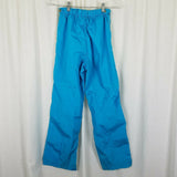 Granite Tom Mangold Nylon Windbreaker Pants Zip Up Legs Sides Womens S Blue USA