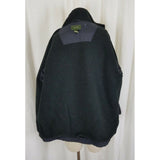 LL Bean Fleece Lined Jacket Nylon Windbreaker Full Zip Up Bomber Style Womens M