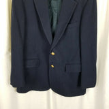 Polo University Club Ralph Lauren Virgin Wool Sportcoat Jacket Blazer Mens 44 46