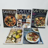 Saveur Magazine 2016 Lot of 5 Editions Issues 180 182 183 184 185 Cooking Food