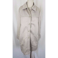 Vintage London Fog Rainwear All Weather Trench Coat Womens 12 Rain Rockabilly