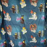 The Lego Movie Twin Comforter Reversible Minifigers Police Wizard President Girl