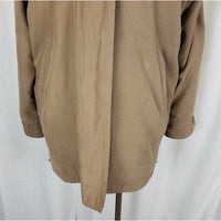 Vintage London Fog Microfiber Brushed Suede All Weather Jacket Coat Womens M