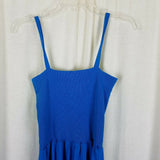 Via Satellite Harem Romper Jumpsuit Womens M Genie Parachute Pants Vintage Blue