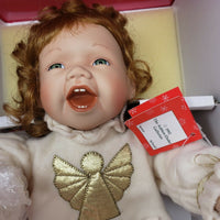 Happiness Is My First Christmas 1992 Porcelain Girl Doll Ashton Drake Galleries