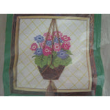 Roma Crewel Embroidery Kit Needlepoint Pretty Planter Flowers RO105 Vintage