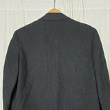 Vintage Mid Century Progressive Wool Herringbone Tweed Peacoat Coat Mens M MCM