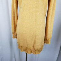 Evy's Tree The Chloe Curry Knit Long Sweater Cardigan Coat Womens L Coatigan