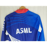 BioRacer ASML Long Sleeve Full Zip Up Cycling Jersey Mens Unisex Size 5 XL Blue