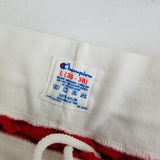 Vintage Champion Wisconsin Badgers Mesh Basketball Shorts Mens L USA Red 90s