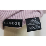 Vintage Short Sleeve Mock Turtleneck Knit Sweater Womens L Twinset Look Shell
