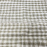 Woven Brown Gingham Plaid Checked Fabric 0.5 Yards 46.5 x 18.5 Inches Half Yard