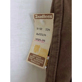 Vintage 80s Radar Allen Khaki Cargo Pants Jeans Mens 34 x 34 Brown Tan Bradlees