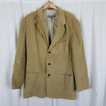 Vintage Structure Urbanwear Camel Corduroy Sport Coat Blazer Jacket Mens L