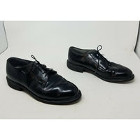 Bates Uniform Footwear Black Dress Shoes Vibram High Gloss Oxford 9.5 D Military