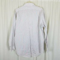 Avis Budget Employee Uniform Long Sleeve Button Up Dress Shirt Mens L Jeff Banks