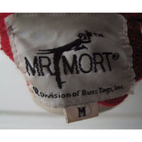 Mr. Mort Knit Wrap Blouson Sweater Dress Leaf Applique Womens M Silk Angora Vtg