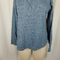 Threads 4 Thought Jersey Knit Sweatshirt Top Mottled Heathered Blue Womens S NWT