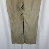 LL Bean Nylon Cargo Zip Off Conversion Shorts Hiking Pants Womens S Outdoor Camp