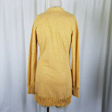 Evy's Tree The Chloe Curry Knit Long Sweater Cardigan Coat Womens S Coatigan