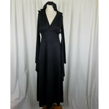 Disguise Limit Black Hooded Steampunk Ball Gown Dress Womens 6 Medieval Gothic