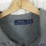 Polo Ralph Lauren Collared 1/4 Button Up Short Sleeve Shirt Mens XL Heathered