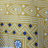 Henna Print Cotton Tapestry Screenprint Blanket Topper Sheet Bedspread India NWT