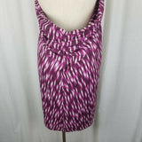 Eddie Bauer Aster Purple Freedry Convertible Halter Dress Womens 2XL Stretch