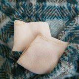 Express French Country Fuzzy Fleece Plaid Pullover 1/4 Zip Up Jacket Womens L