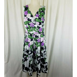 Talbots x Oprah Magazine Hydrangea Fit & Flare Twirl Dress Womens 8 NWT $189