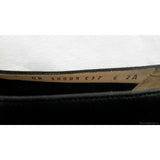 Salvatore Ferragamo Boutique Snake Skin Look Bow Low Heel Black Italy Womens 6