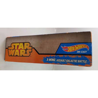 Star Wars Hot Wheels X-Wing Fighter Assault Galactic Battle Die-Cast Disney Set
