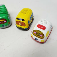 vTECH Go! Go! Smart Wheels Light Up Lot 6 Helicopter Fire Truck Dump  Ambulance