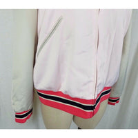 Paris Atelier & Other Stories Motel Cocktail Satin Bomber Jacket Womens 12 Pink