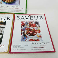 Saveur Magazine 2004 Lot of 3 76 78 78 Editions Issues Cooking Food