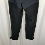 The North Face Denali Black Polartec Fleece Winter Snow Pants Mens L Zip Off Leg