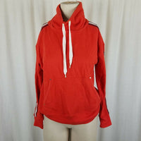 Lauren Ralph Lauren Jersey Knit Funnel Neck Sweatshirt Sweater Womens XS Red