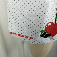 Busch Gardens Italy Canvas Tote Bag 2012 Shopping Book Bag Italian Flag Pisa Red