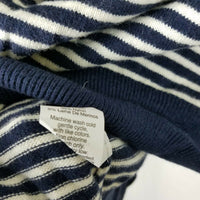 JCrew Harbor Cotton Merino Wool Sailor Striped Crewneck Pullover Sweater Mens XL