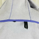 The North Face Hooded Fleece Full Zip Up Sweatshirt Jacket Womens S M Heathered